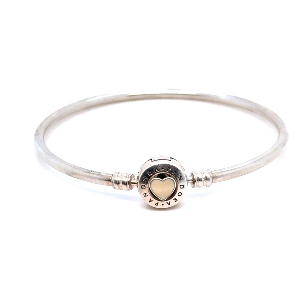 Pandora Enamel Heart‎ Bangle